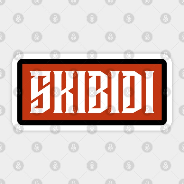 SKIBIDI Gen Alpha Slang Funny Viral Design Sticker by Stylecombinator
